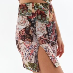 NEW girl ORDER Patchwork Boho Horse Hipster Hippie Deco Farm Hip Peasant Skirt